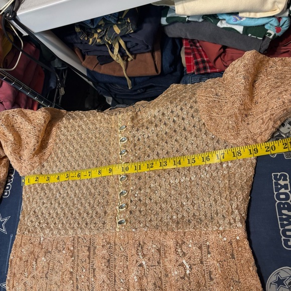 Panache by Mona Embroidery Pakistani Long Sleeve Dress - Picture 5 of 8